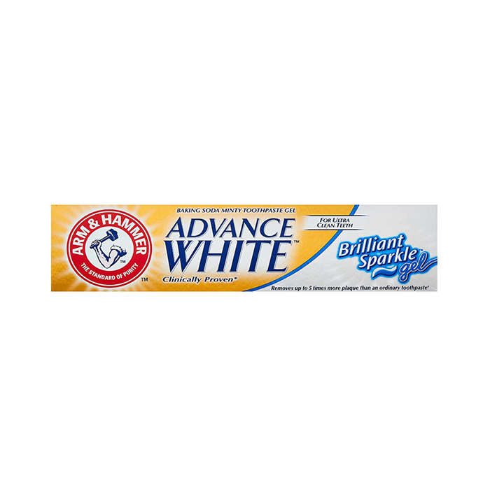 Arm and hammer advance white brilliant sparkle gel toothpaste 115 g