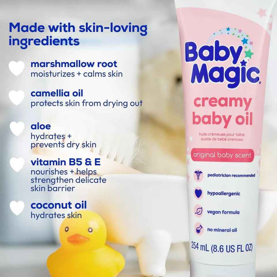 Baby magic creamy baby oil original scent - 254ml