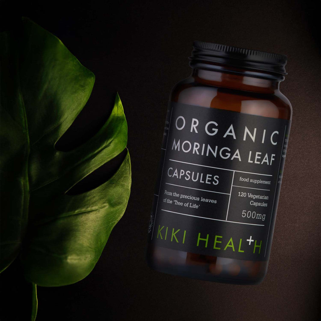 KIKI Health Organic Moringa Leaf 500mg - 120 Capsules KIKI Health