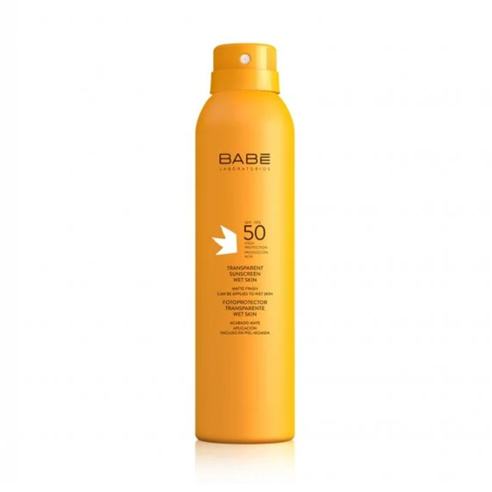 BABE Laboratorios SPF50 Sun Transparent Sunscreen Wet Skin - 200 ml BABE