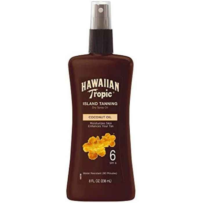 Hawaiian Tropic Island Tanning spf6 Coconut Oil Spray 236 ml