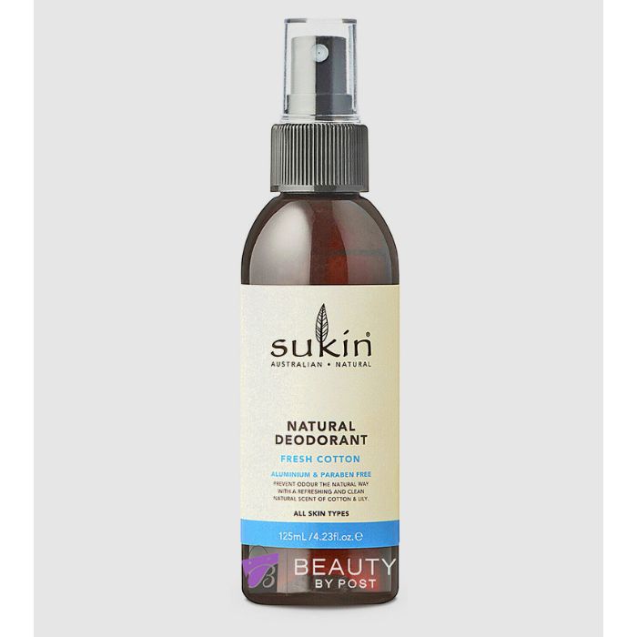 Sukin Natural Deodorant Fresh Cotton 125 ml Sukin