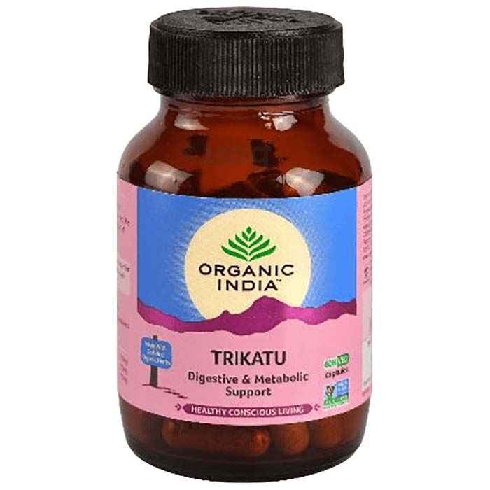 Organic India Trikatu Digestive & Metabolic Support - 90 Capsules