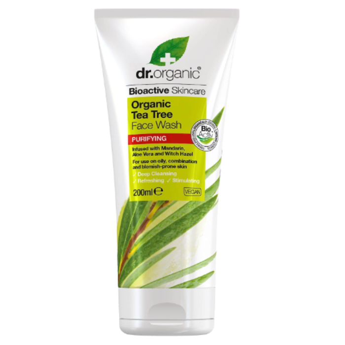 Dr.Organic Tea Tree Face Wash - 200ml Dr.Organic