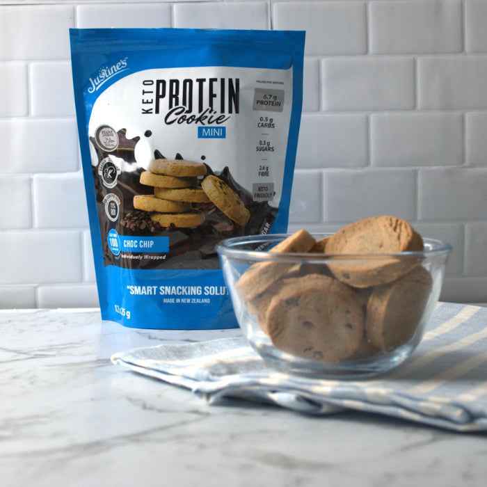 Justine's Protein Cookie Mini Chocolate Chip - 25g x 12s