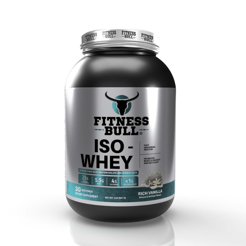 Fitness Bull ISO Whey Rich Vanilla 2LB Fitness Bull