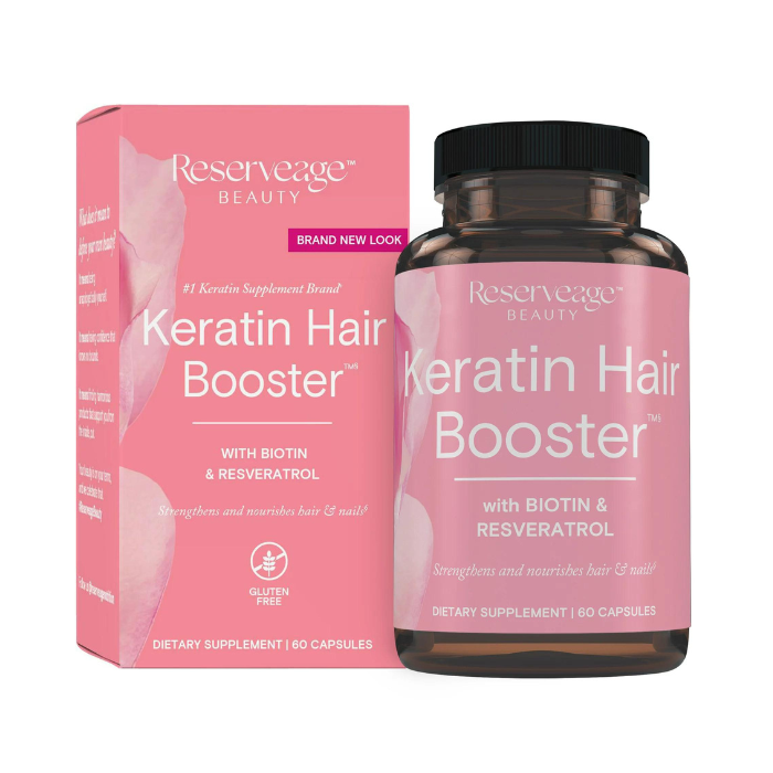 Reserveage Keratin Hair Booster Capsules 60s Reserveage
