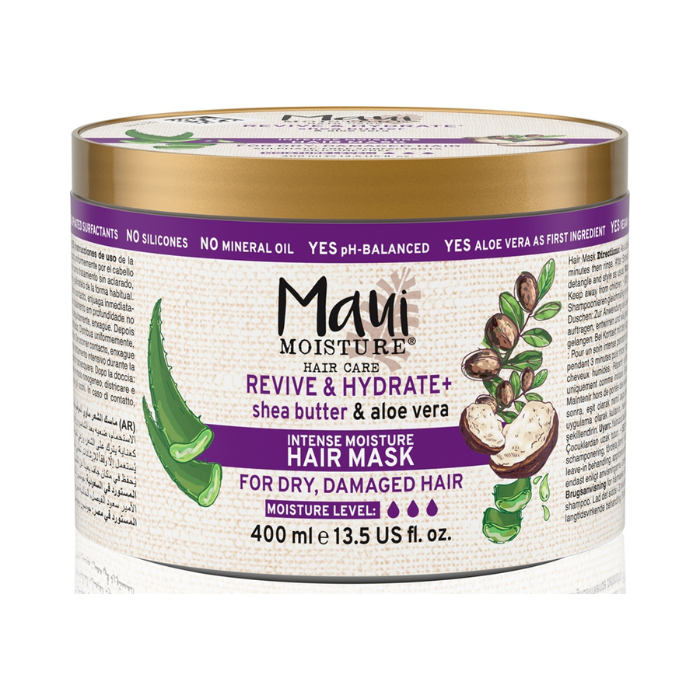 Maui Revive & Hydrate Shea & Aloe Hair Mask 400ml Maui Moisture