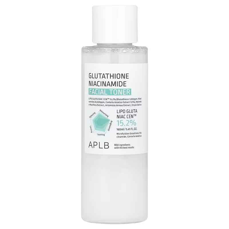 Aplb, glutathione niacinamide, facial toner, 5.41 fl oz (160 ml)