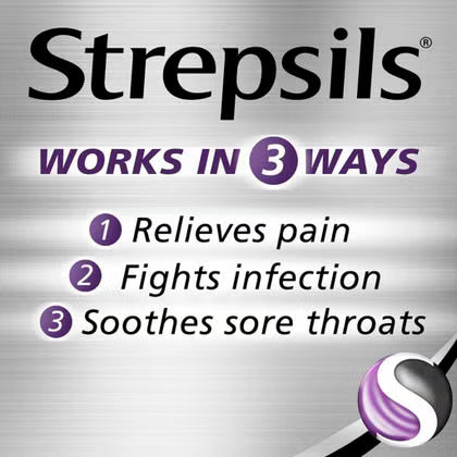 Strepsils Extra Blackcurrant Lozenges 24's Strepsils