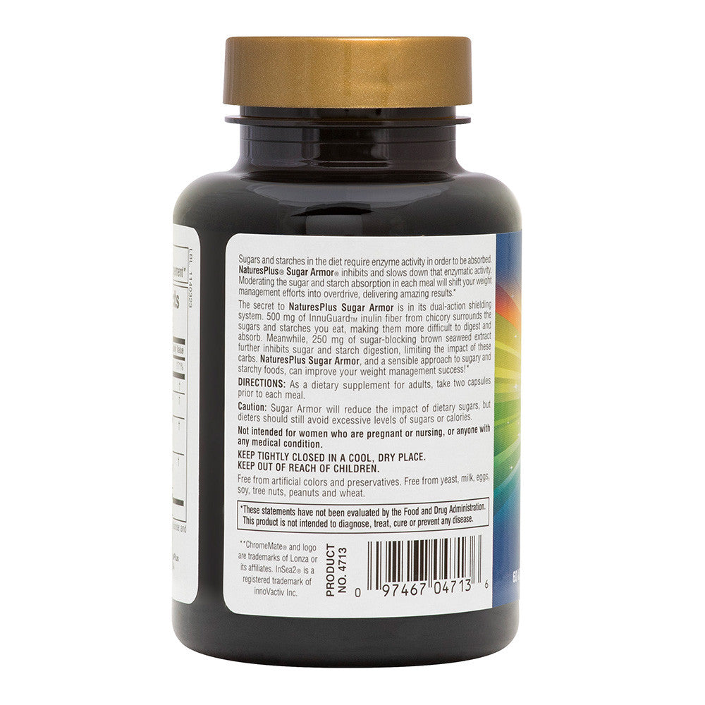 Natures Plus Sugar Armor Sugar Blocker - 60 Vegetarian capsules Natures Plus