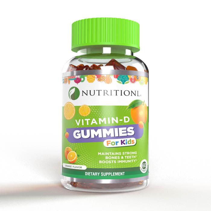 Nutritionl Vitamin D Kids Gummies 60's Nutritionl
