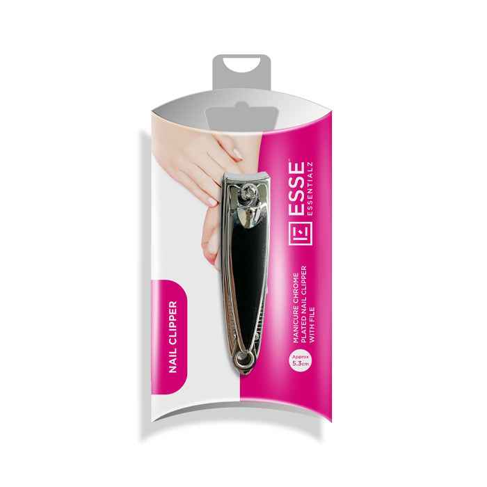 Essentialz manicure chrome plated nail clipper 5.3 cm