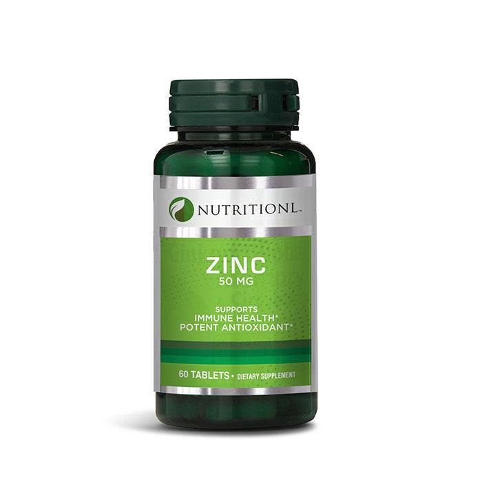 Nutritionl Zinc 50mg 60 Tabs Nutritionl