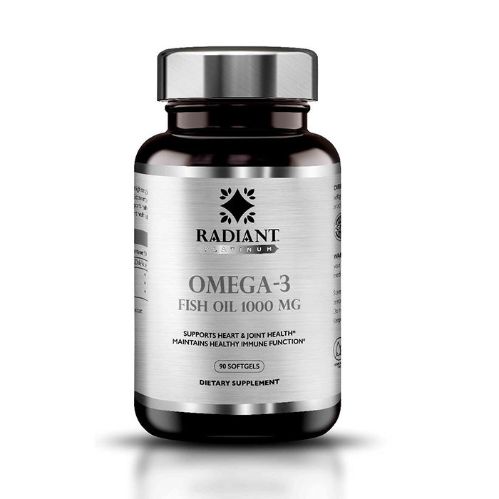 Radiant Platinum Omega-3 Fish Oil 1000mg 90sgels Radiant Platinum