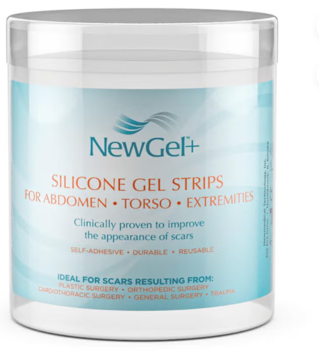 NewGel+ 24" x 2" Abdomen/Extremity Silicone Strip, Clear NG-364, Pack of 1's NewGel+