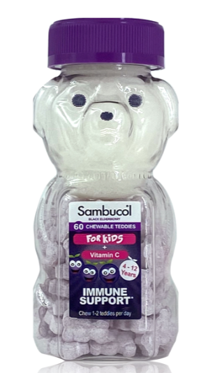 Sambucol Kids Chewable Teddies – 60 Chewable Tablets Sambucol