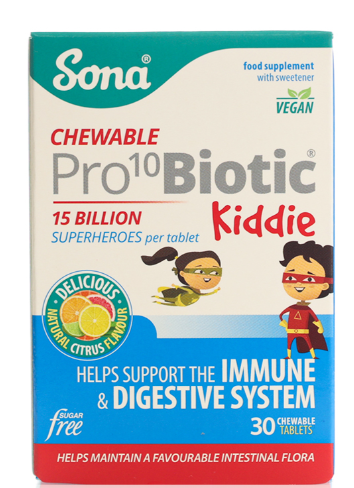 Sona Pro10 Biotic Kiddie Chewable Tablets Sona