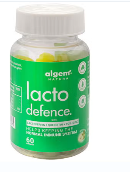 Algem Natura Lacto Defence Gummies For Immunity Support, Pack of 60's algem natura