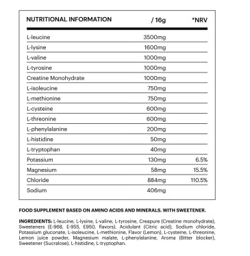 Be Levels Sport Ace Aminolytes Powder – 240g (15 Servings)
