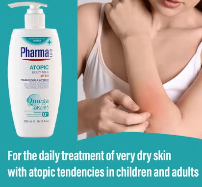 PharmaLine Atopic Body Milk 300 mL Pharmaline