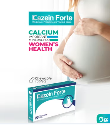 Kazein Forte Milk Calcium Chewable Tablets 20's kazein forte