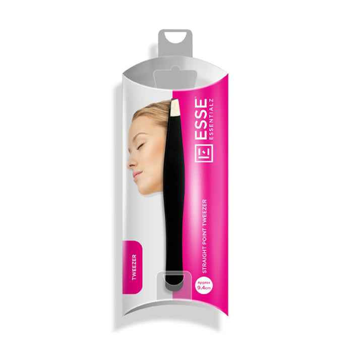 Essentialz straight point tweezer 9.4 cm