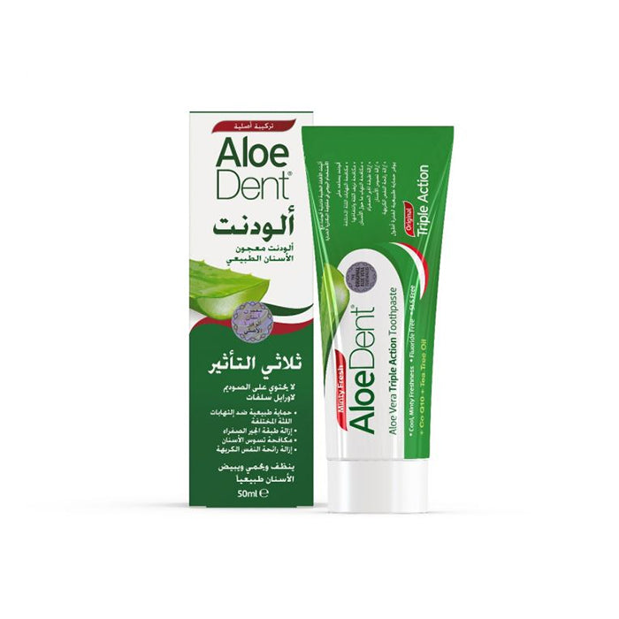 Aloe Dent Toothpaste Triple Action - 50 ml Aloe Dent