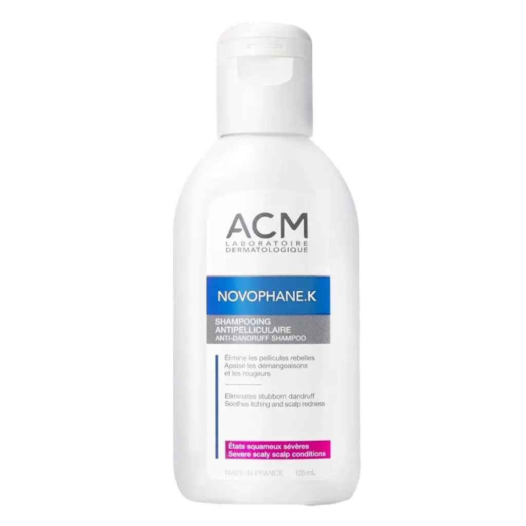 Acm novophane k anti-dandruff shampoo for severe scaly scalp 125ml