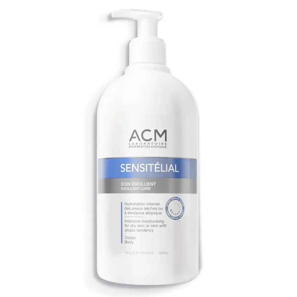 Acm sensitelial emollient care moisturiser for dry & atopy-prone skin 500ml