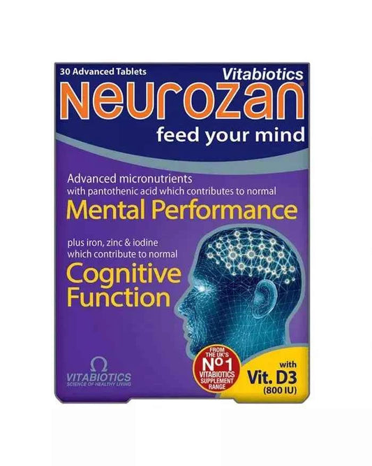 Vitabiotics Neurozan Supplement Tablets Pack of 30's