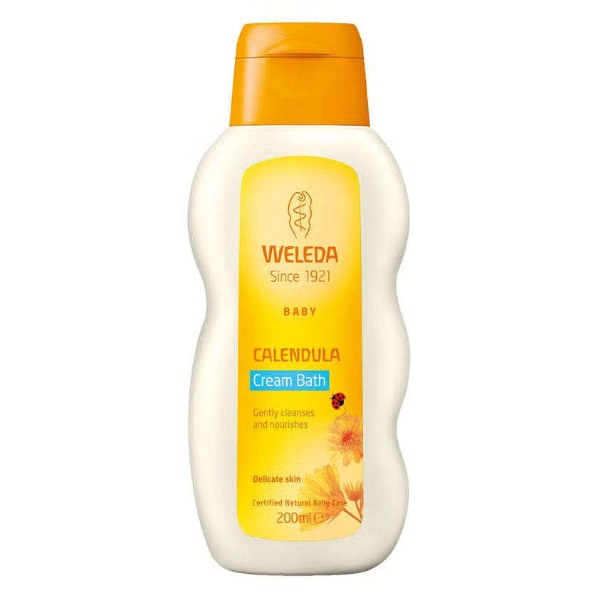 Weleda Baby Comforting Cream Bath With Calendula Extracts For Delicate Baby Skin 200ml Weleda