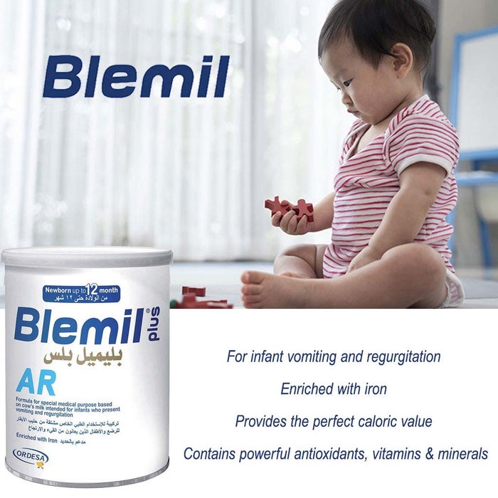 Blemil Plus AR Anti Regurgitation Infant Milk Formula For 0 To 12 Months 400g Blemil