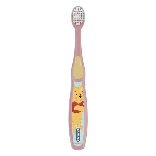 Oral-B Baby Manual Toothbrush Winnie The Pooh, For 0-2 Years Kids, Assorted Color, Pack of 1's Oral B