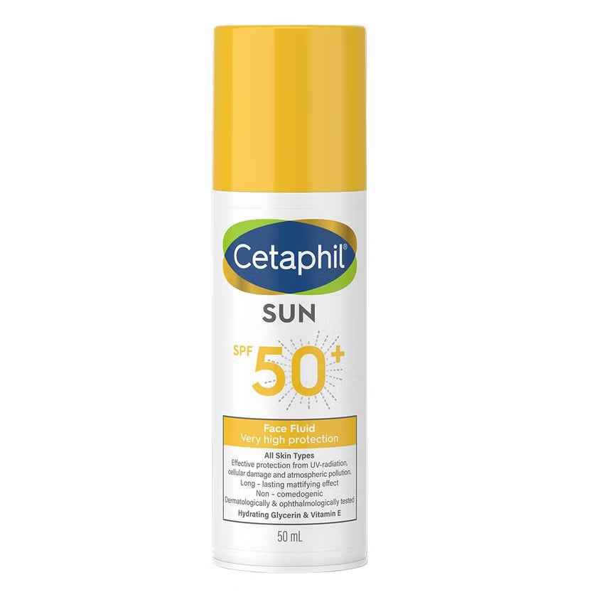 Cetaphil sun spf50+ face fluid non-tinted - 50ml