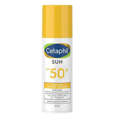 Cetaphil sun spf50+ face fluid non-tinted - 50ml