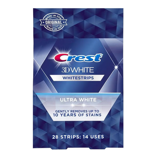 Crest 3D Ultra White Dental Whitening Strips - Pack of 28 myaster