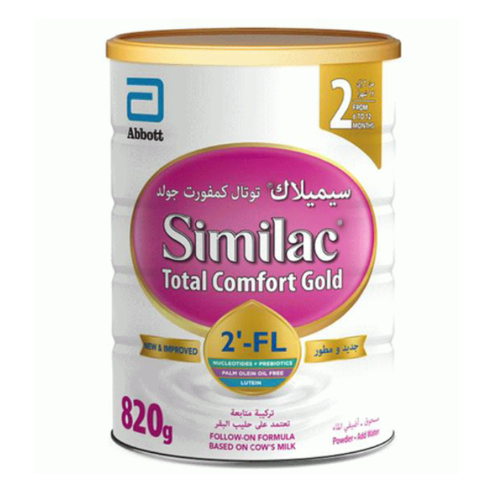Similac Total Comfort Gold Stage 2, 6 to 12 Months, 820g, Infant Follow On Formula Milk Similac