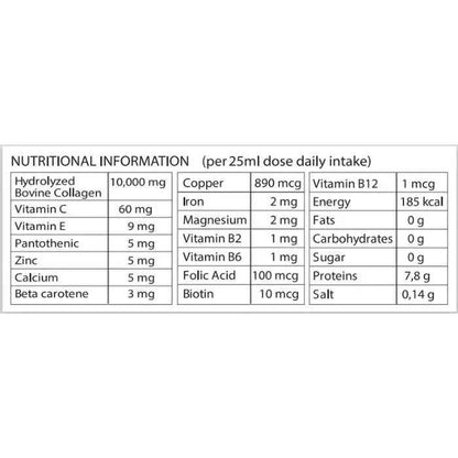 Sunshine Nutrition Platinum Collagen Hair Shots 20'S 25 ml