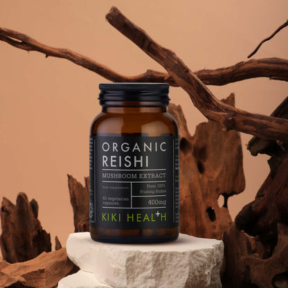 KIKI Health Organic Reishi Mushroom Extract - 60 Capsules KIKI Health