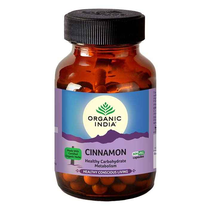 Organic India Cinnamon - 90 Capsules