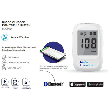 Trister Gluco Smart Blood Glucose Monitoring System Trister