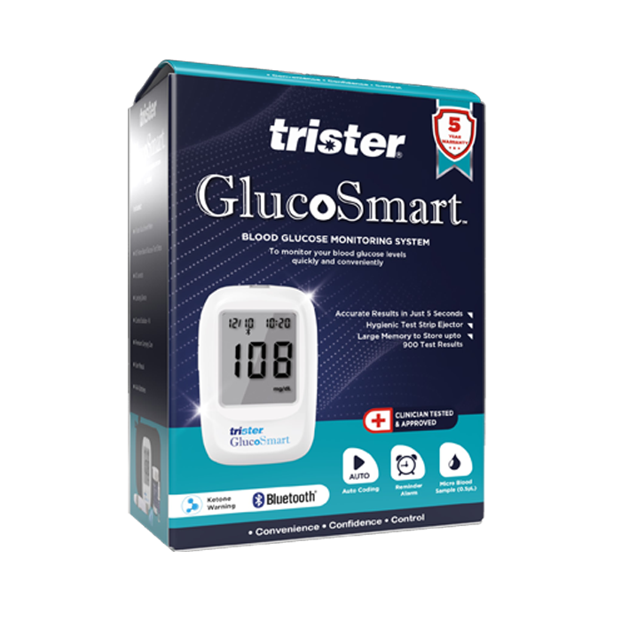 Trister Gluco Smart Blood Glucose Monitoring System Trister