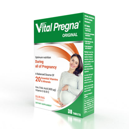Vital Healthcare Vital Pregna Original - 30 Tablets Vital Healthcare