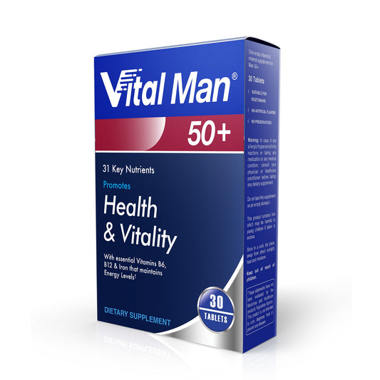 Vital Healthcare Vital Man 50+ - 30 Tablets Vital Healthcare