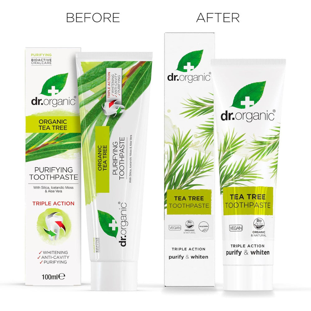 Dr. Organic Tea Tree Toothpaste - 100ml Dr.Organic