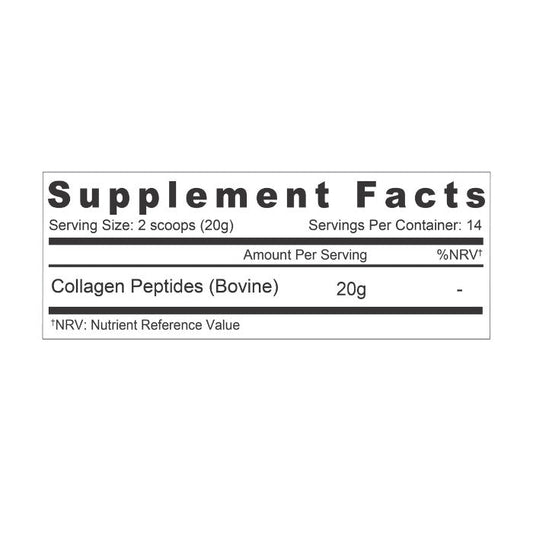 Organic Earth Collagen Peptides Unflavored, Collagen for Skin, Hair, Nails and Joint Health - 284g