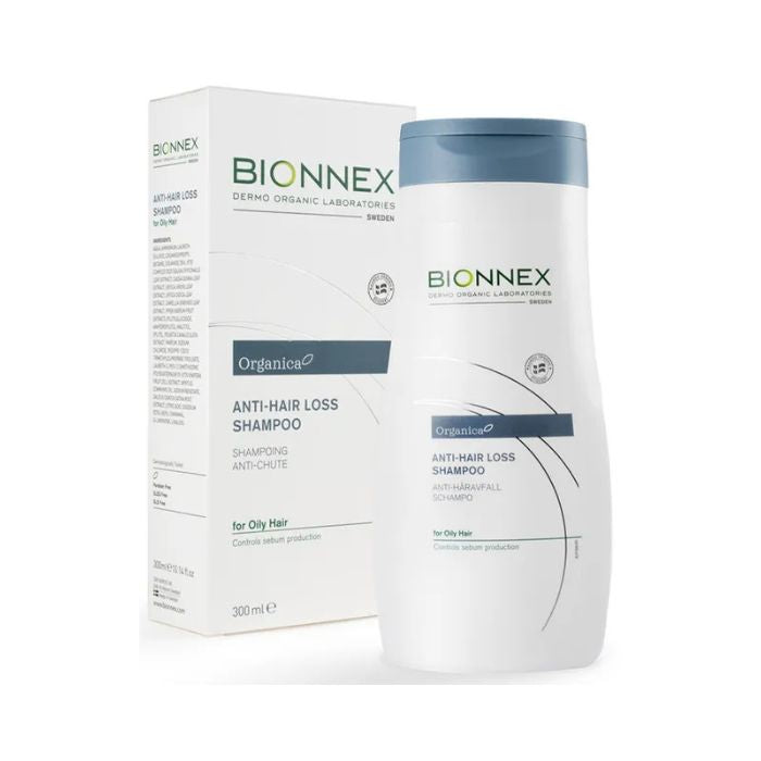 Bionnex Organica Anti-Hair Loss Shampoo for Oily Scalp with 25 Natural Plant & Sea Extracts, Vitamins & Minerals – 300ml Bionnex