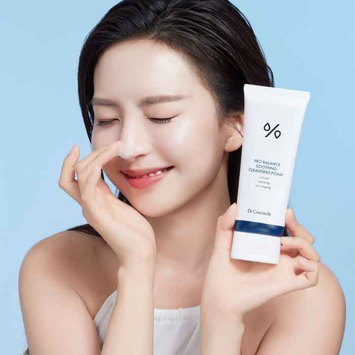 Dr. ceuracle pro balance soothing mild ph gel-to-foam cleanser for sensitive skin 150ml