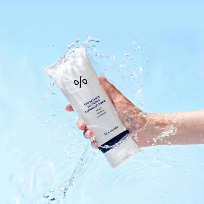 Dr. ceuracle pro balance soothing mild ph gel-to-foam cleanser for sensitive skin 150ml